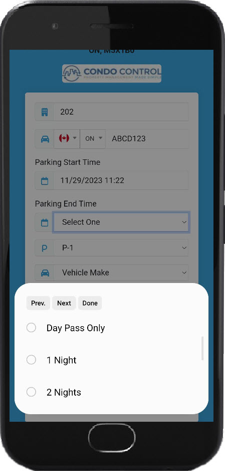 How to Use the Visitor Parking Scan & Pay Feature – Condo Control - English